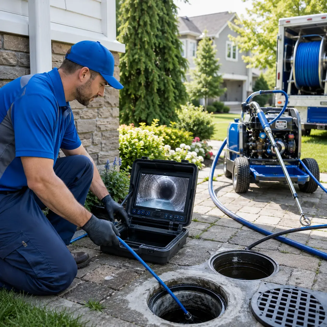Outdoor drain cleaning professionals serving Cable, OH