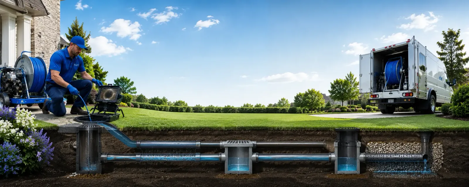 Outdoor drain cleaning information for Cable, OH