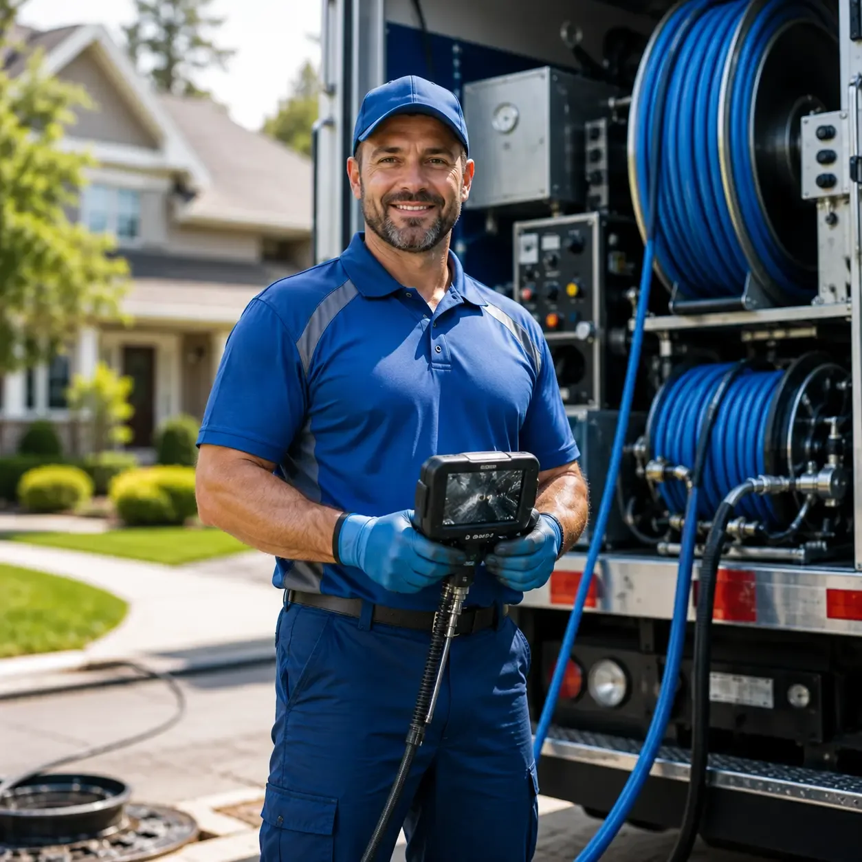 Local outdoor drain cleaning specialists in Cable, OH
